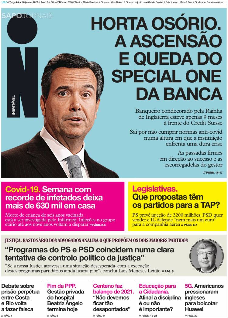 Portada de I - informação (Portugal)