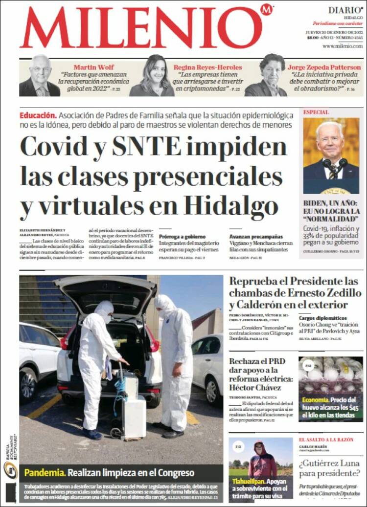 Portada de Milenio de Hidalgo (México)