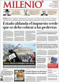 Portada de Milenio de Monterrey (México)