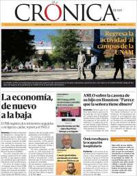Portada de La Crónica de Hoy (Mexique)
