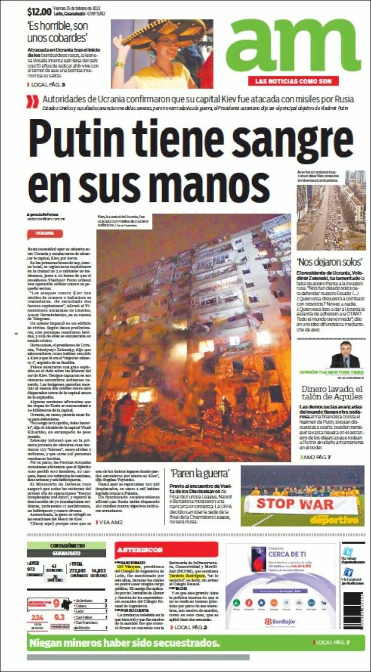 Portada de Al Día A.M. (México)