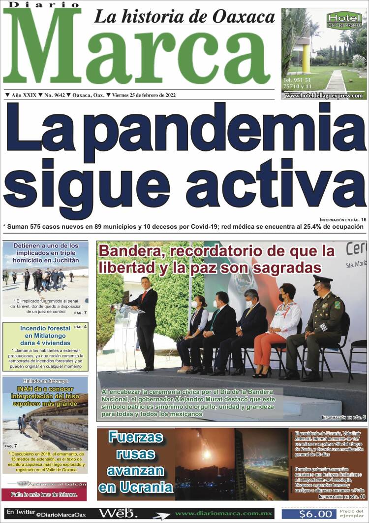 Portada de Diario Marca (México)