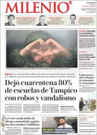 Portada de Milenio - Tamaulipas (Mexique)