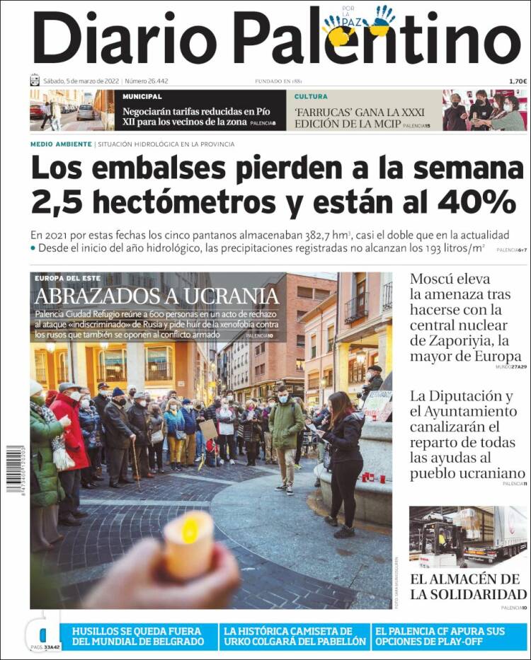 Portada de Diario Palentino (España)