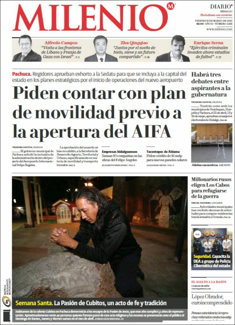 Portada de Milenio de Hidalgo (México)