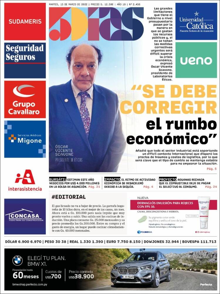 Portada de 5 Días (Paraguay)