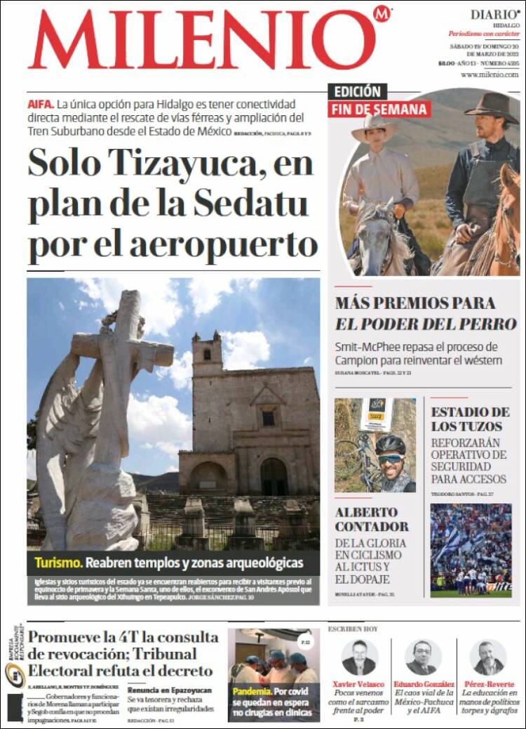 Portada de Milenio de Hidalgo (México)