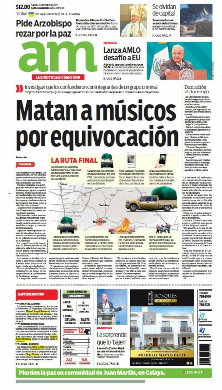 Portada de Al Día A.M. (México)