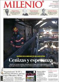 Portada de Milenio - Jalisco (México)