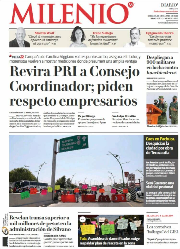 Portada de Milenio de Hidalgo (México)