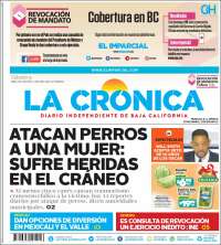 Portada de La Crónica de Baja California (México)