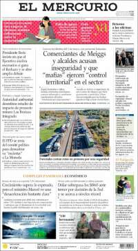 Portada de El Mercurio (Chili)