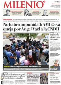 Portada de Milenio de León (Mexique)