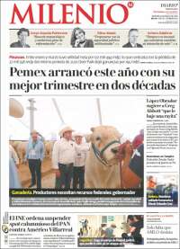 Portada de Milenio - Tamaulipas (México)