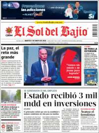 Portada de El Sol del Bajio (México)