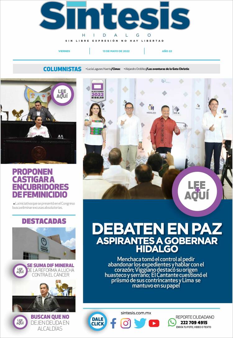 Portada de Sistesis - Hidalgo (México)