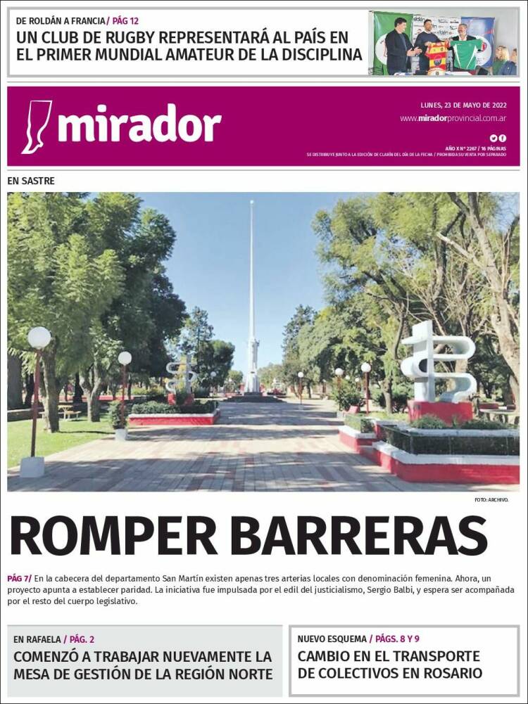 Portada de Mirador Provincial (Argentina)