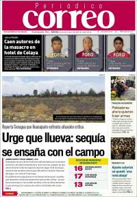 Portada de Correo - El diario del Estado de Guanajuato (Mexique)