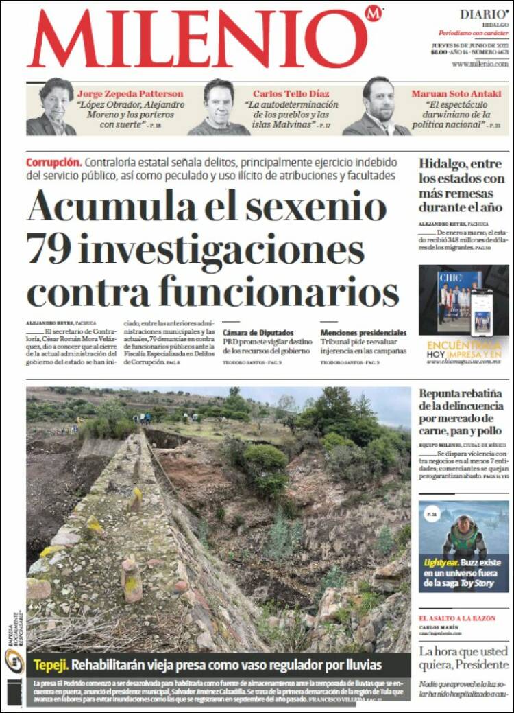 Portada de Milenio de Hidalgo (México)