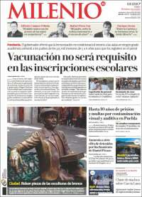 Portada de Milenio de Puebla (Mexique)