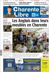 Portada de Charente Libre (Francia)