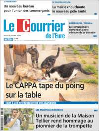 Portada de Le Courrier de l'Ouest (Francia)