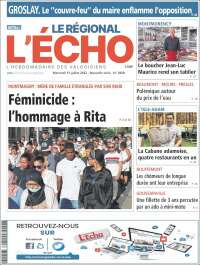 Portada de L'Echo de la Haute-Vienne (France)