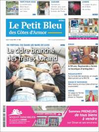 Portada de Le Petit Bleu (Francia)