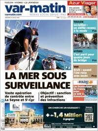 Portada de Var-Matin (France)