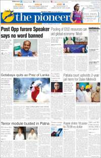 Portada de The Pioneer (India)