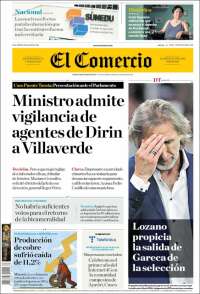 Portada de El Comercio (Peru)