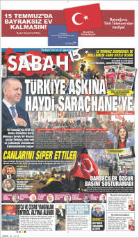 Portada de Sabah (Turquía)