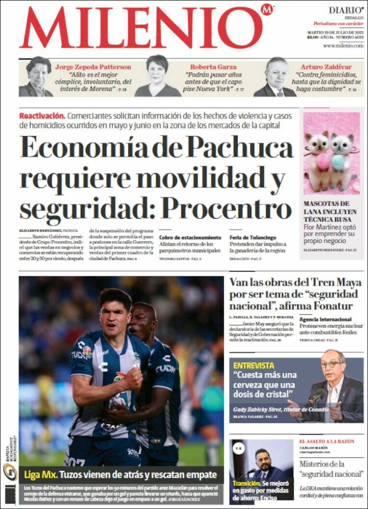 Portada de Milenio de Hidalgo (México)