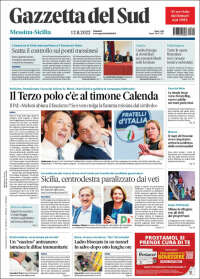 Portada de Gazzetta del Sud (Italia)