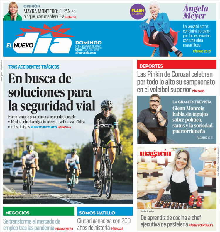 Portada de El Nuevo Día (Puerto Rico)