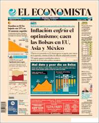 Portada de El Economista (Mexique)