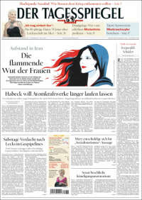 Portada de Der Tagesspiegel (Alemania)