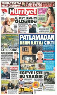 Portada de Hürriyet (Turkey)