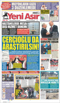 Portada de Yeni Asır (Turquía)