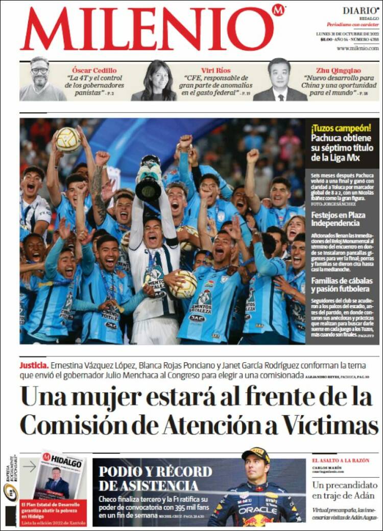 Portada de Milenio de Hidalgo (México)