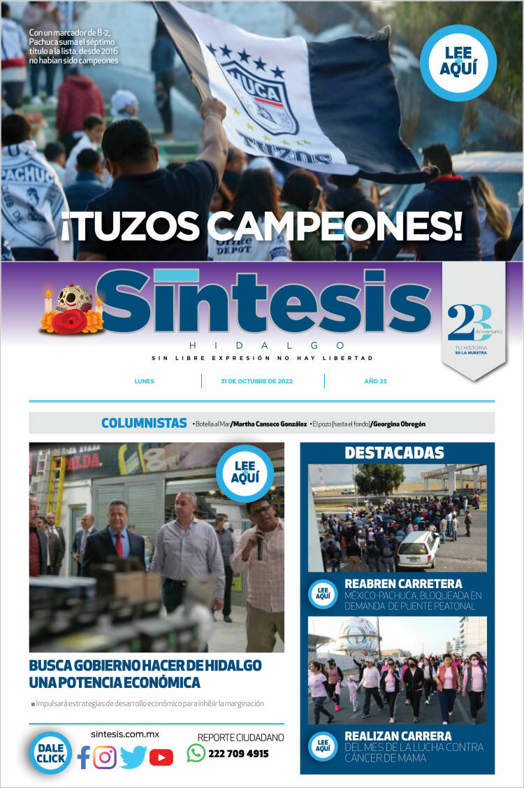 Portada de Sistesis - Hidalgo (México)