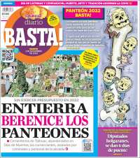 Portada de Diario Basta (Mexique)