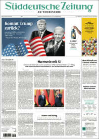 Portada de Sueddeutsche (Germany)