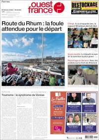 Portada de Ouest France (France)