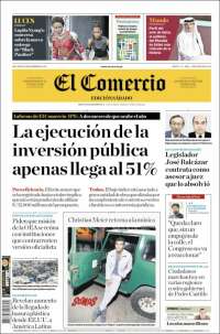 Portada de El Comercio (Perú)