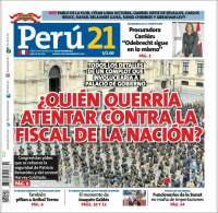 Portada de Perú 21 (Perú)