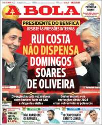 Portada de A Bola (Portugal)