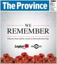 Portada de The Province (Canada)