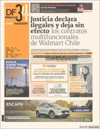 Portada de Diario Financiero (Chili)