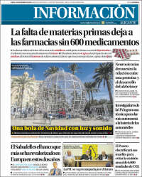 Portada de Diario Información (España)